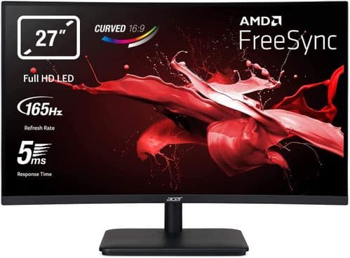Acer ED270RPbiipx 27 inch Full HD 165hz 5ms Curved Monitor