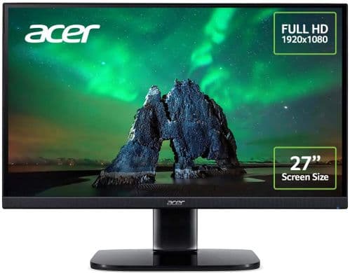 Acer KA272bmiix incl. Speaker Full HD 27" 75Hz Gaming Monitor with AMD FreeSync - Black