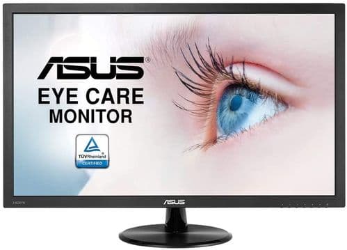 ASUS VA249HE Eye-Care Monitor - 23.8" (60.45 cm), Full HD, Flicker Free Technology, Blue Light Filte