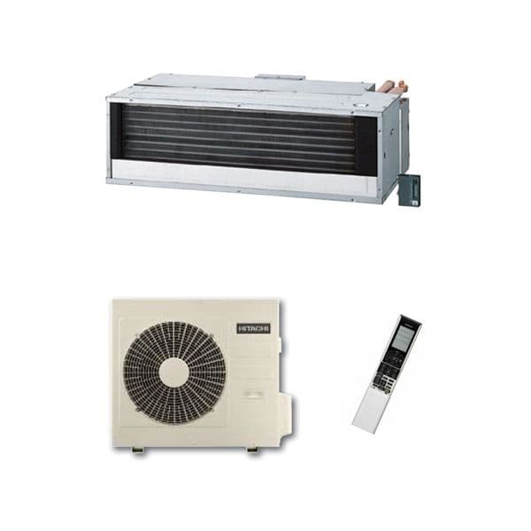Hitachi Air Conditioning Ceiling Concealed Ducted RAD-35RPA Inverter Heat Pump 3.5Kw/12000Btu A 240V~50Hz