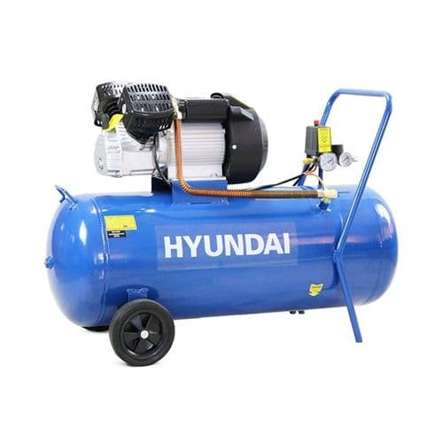 ​Hyundai HY30100V 14CFM/116psi Silenced V-Twin Direct Drive Air Compressor 100L 240V~50Hz