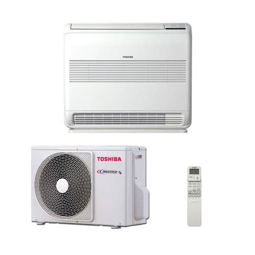 Toshiba Air Conditioning Heat Pump Floor Console RAS-B13UFV-E1 3.5Kw/12000Btu Inverter A++ 240V~50Hz