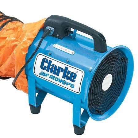Clarke CAM200B Dust And Fume Extractor Fan 8" 200mm 1500CM/h 240V~50Hz