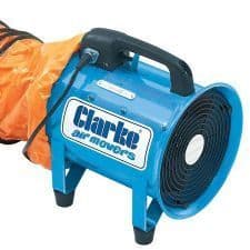 Clarke CAM30B 12" 300mm Portable Electric Air Moving Ventilation & Extract Fan 3500M3/hr 240V~50Hz