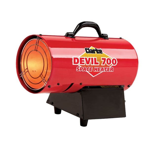 Clarke Devil 700 Propane Fired Space Heater 14.6kW 50,000 BTU 240V~50Hz