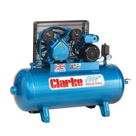 Clarke XEV16/100 Electric Powered Industrial Air Compressor (O/L) 100L 3.0hp 240V~50Hz