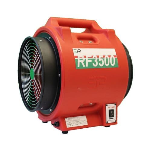 Ebac RF3500 10965RD-GB Power Fan Heavy Duty Power Extractor Ventilator 3500m3/hr 240V~50Hz