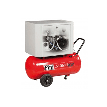 Fini Pulsar/S103-90-3M Belt Driven Silenced Portable Air Compressor Lubricated 3HP 11 CFM With 90 Litre Tank 240V~50Hz