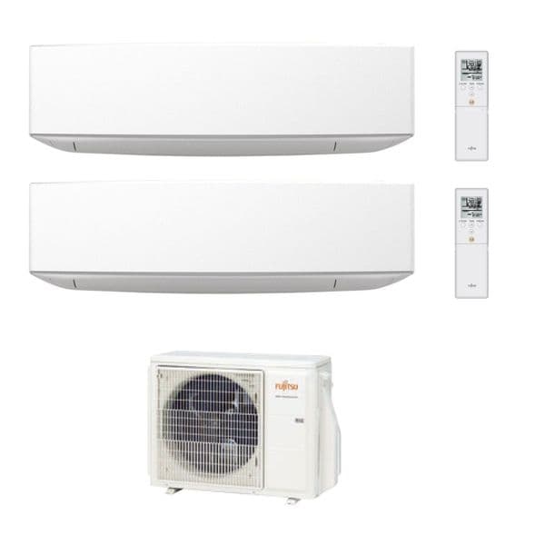 Fujitsu Air Conditioning AOYG14KBTA2 Designer 2 x ASYG07KETA 2Kw/7000Btu Wall R32 A+++ 240V~50Hz