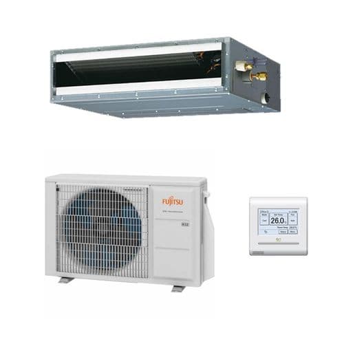 Fujitsu Air Conditioning ARXG09KLLAP Slim Duct Heat Pump R32 A++ 2.5Kw/9000Btu