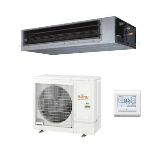 Fujitsu Air conditioning ARXG36KHTAP Concealed Duct Heat Pump Inverter 10Kw/36000Btu R32 A+