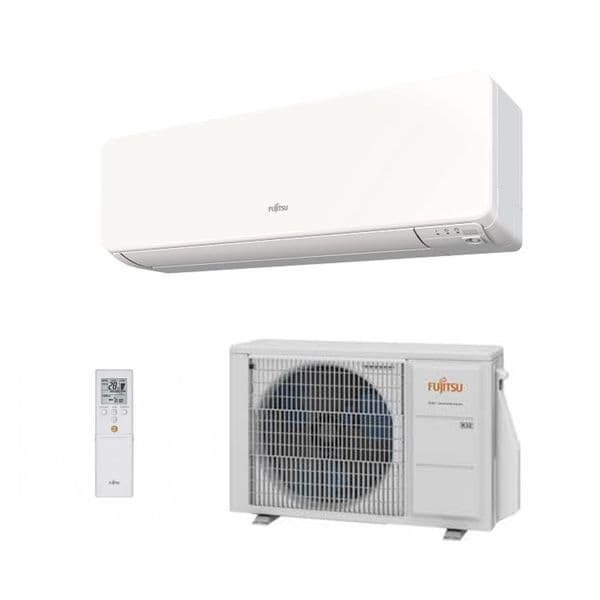 Fujitsu Air conditioning ASYG12KGTB Wall Mount Heat pump Inverter R32 3.5Kw/12000Btu Install Pack