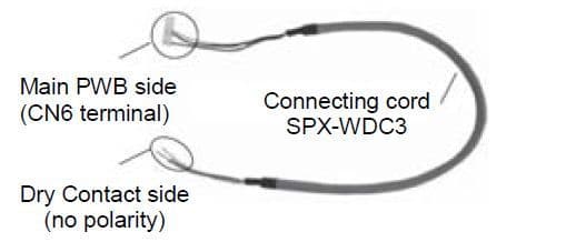 Hitachi Air Conditioning SPX-WDC3 Connecting Cord Accessory For Dry Contacts