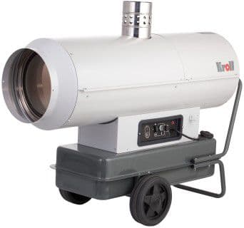 Kroll 91kw (320,000btu) Oil Fired Space Heater with Flue Gas Pipe - MA91