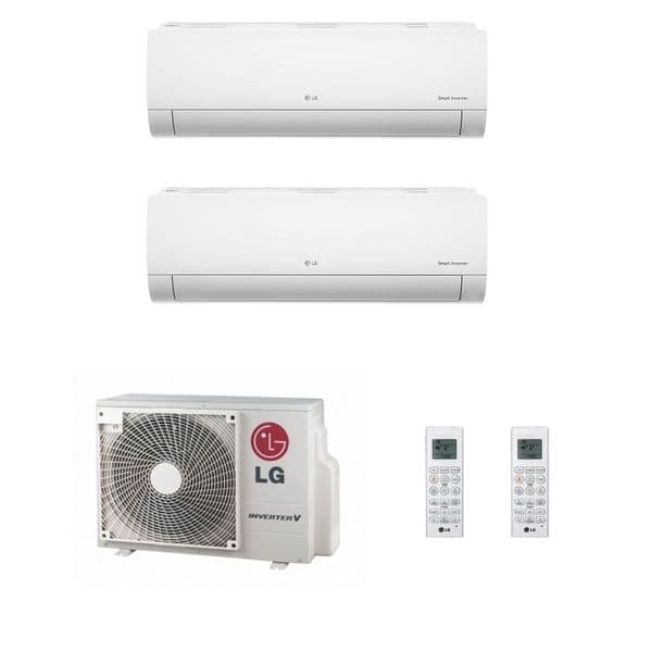 Lg Air Conditioning MU2M17-UL4 Multi Inverter Heat Pump Wall Mounted 2 x 2.5Kw Deluxe A++ 240V~50Hz