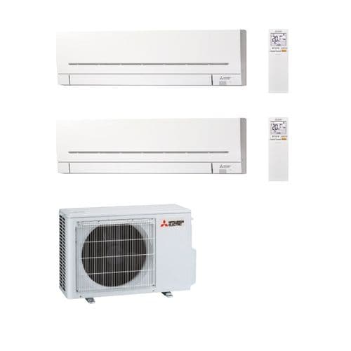 Mitsubishi Electric Air Conditioning MXZ-2F33VF3 Multi 2 x MSZ-AP20VGK 2.0kW Wall A++ 240V~50Hz