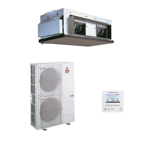 Mitsubishi Electric Air Conditioning PEA-RP250GAQ Ducted Concealed Inverter Heat Pump 25Kw/85000Btu D 415V~50Hz