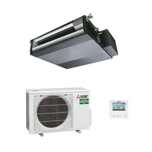 Mitsubishi Electric Air Conditioning SEZ-M25DA Concealed Ducted 2.5Kw/9000Btu R32 A 240V~50Hz