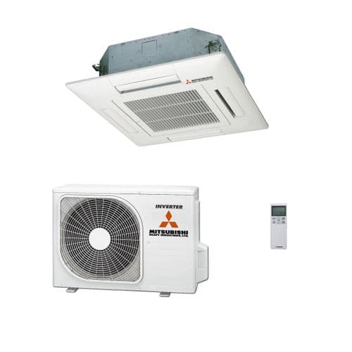 Mitsubishi Heavy Industries Air Conditioning FDTC35VH1 Compact Cassette 3Kw/12000Btu Install Kit