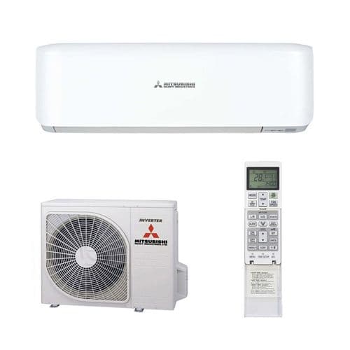 Mitsubishi Heavy Industries Air Conditioning SRK20ZS Wall 2Kw/7000Btu A++ R32 Install Pack
