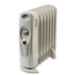 Pro-Elec 700watt 7 Fin Oil-Filled Radiator With Adjustable Thermostat And Carry Handle 240V~50Hz