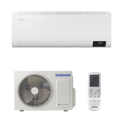 Samsung Air Conditioning AR09TXFCAWKNEU Wall Wind-Free Heat Pump 2.5kW/9000Btu A++ Install Kit