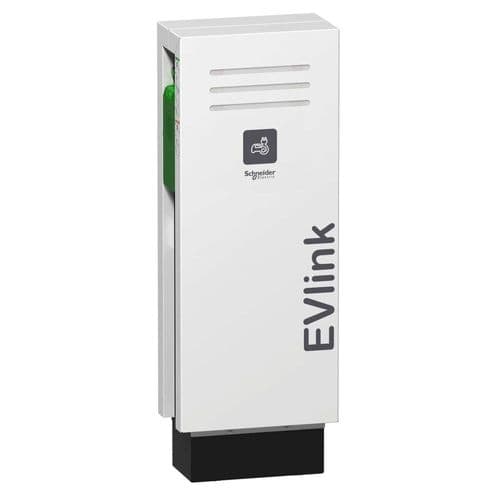 Schneider Electric "EVlink Parking" Floor Standing Electric Vehicle Charging Station 1x T2 RFID 22kW 415V~50Hz