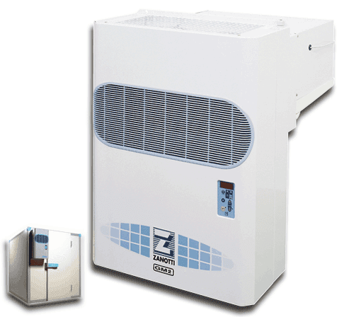 Zanotti Packaged Chiller Refrigeration Mono-block Wall Mounted System 0 to 10 DegC 240V/415V~50Hz